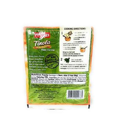 Mama Sita's Tinola Ginger Soup Base Mix 0.88oz (25g) - 6 Pack | Authentic Filipino Flavor - Buy Online on GoSupps.com