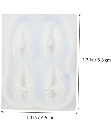 Healeved 9 Sets Body Silicon Nail Art Mold DIY Nail Decoration Nail Stamper Butterfly Nail DIY Mold Large Shower Mat Nail Acrylic Molds 3D Bow Tie Ballet Shoes Silica - Buy Online on GoSupps.com