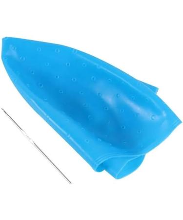 GSJNHY Silicone Highlight Cap for Hair Dye - Frosting & Bleaching Hook - Reusable Styling Tool in Blue - Buy Online on GoSupps.com