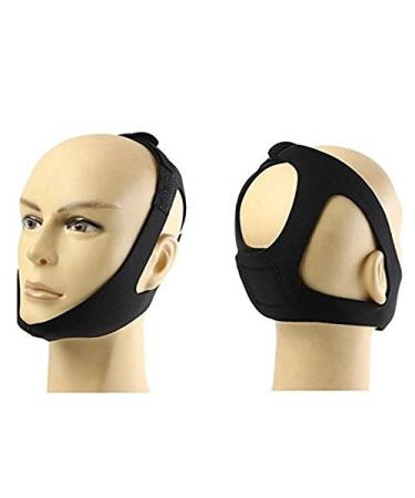 Stop Snoring Chin Strap Bundle Includes Nose Vents and Silk Eye Mask- Ultimate Snoring Solution for Men Women & Children
