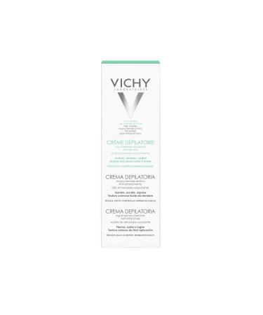 Vichy Dermo-Tol rance Cr me D pilatoire Haute Tol rance pilation Douce et Efficace Enrichie en Eau Thermale de Vichy Parfum Doux Peaux Sensibles 150 ml