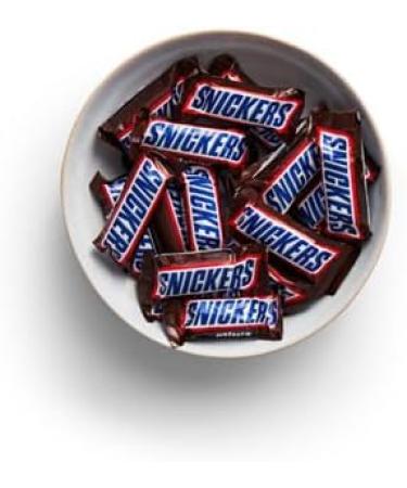 Snickers - Milk Chocolate Peanuts and Caramel Mini Bars - 17 Mini Bars - Bag of 333g - Buy Online on GoSupps.com