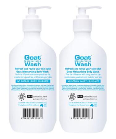 Goat Soap Moisturizing Body Wash Duo Pack - 16.9 oz - Revive Your Skin - Original Formula - Buy Online on GoSupps.com