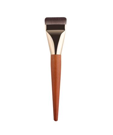 Foundation Brush For Liquid Makeup | 2 Flat Top Makeup Brush | Multipurpose Wood Handle Makeup Brush | Professiona Contour Brush Flat Foundation Brush For Liquid Powder