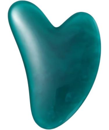 1Pc Green Gua Sha Facial Tools Body Massager SPA Resin Scraping Massage Skin Care Tool Face Slimming Wrinkle Remover Beeswax Scraper Beauty and Personal Care Skin Care Face Sets and Kits