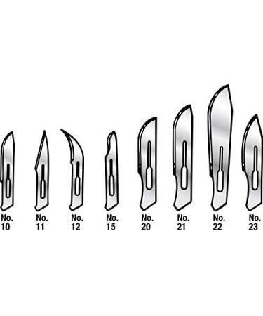 DZ Scalpel Holder No.3 with 5 Individually Sterile Blades - Stainless Steel Surgical Tool for Precision & Safety | International Shipping Available - Buy Online on GoSupps.com