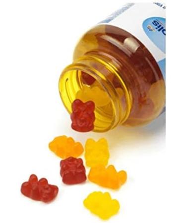  Mivolis Kids Multivitamin Bear - Fruit Elastics with Multivitamins - No Preservatives No Dyes - 60 Bears (2 Month Pack) - Buy Online on GoSupps.com