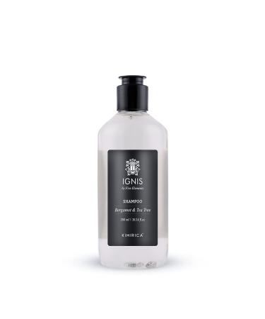 Kimirica Ignis Bergamot and Tea Tree Shampoo For Men made with Naturally Derived Extracts for All Hair Types 100% Vegan Paraben and SLS Free 300ml