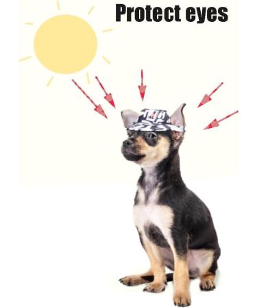 Adjustable Dog Sun Hat - Baseball Cap with Ear Holes & Chin Guard for Ultimate Protection - Buy Online on GoSupps.com
