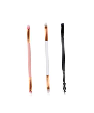 Didiseaon Eyebrow & Mascara Brush Set - 3 Pcs Professional Makeup Tools for Women | Wooden Beauty Brushes - Buy Online on GoSupps.com