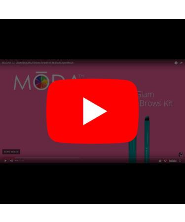 Royal & Langnickel Moda EZGlam Duo Beautiful Brows Makeup Brush Kit | Perfect for Flawless Eyebrows | International Shipping Available - Buy Online on GoSupps.com