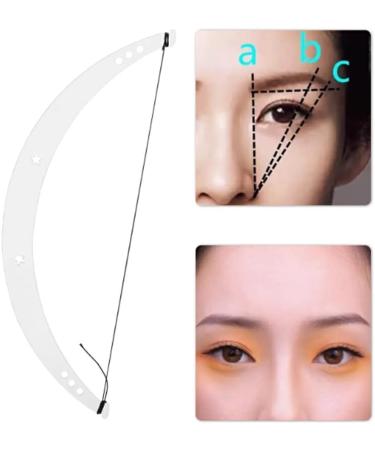 kawehiop Eyebrow Ruler Tool Cosmetic Fittings Positioning Tools Ladies Eye Brow Drawing Stencil Measurement Makeup Fitting - Buy Online on GoSupps.com