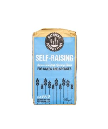 Matthews Cotswold Self Raising flour is a premium grade extra white self-raising flour. Ideal for producing the perfect light and springy cakes and for general use