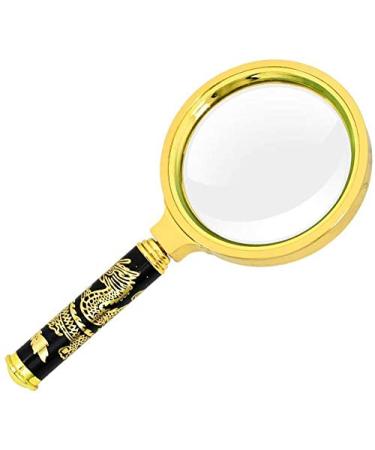 Magnifying Glasses Vision aids Magnifying Glass Super Clear 20x Anti-Fall Reading Elderly Students Convenient Handheld Extension Mirror Stationery Office Supplies 1PCS Better life