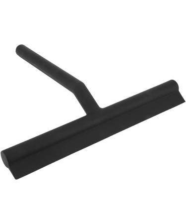 Black Stainless Steel Squeegee for Bathroom Kitchen Car Glass or Mirrors with Hooks Holder - Buy Online on GoSupps.com