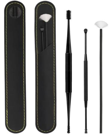 Stainless Steel Ear Wax Pickers | Spiral Ear Curette Tool | XIDAJIE Earpick Wax Remover Spoon | Black - Buy Online on GoSupps.com