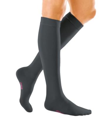 Medi - Medive Forte compression stockings |Medical compression stockings CCL 2 for women and men |Compression stockings class 2 |Size VII - open tip |Black