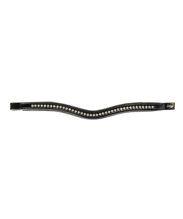 HKM browband - 5935 black pony black S