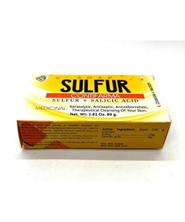 Contifarm AZUFRE + cido Salic lico Jab n - Tratamiento Efectivo para el Acn con Jab n de Azufre y cido Salic lico - Env o Internacional Disponibles - Buy Online on GoSupps.com