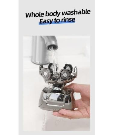 6-in-1 Electric Razor for Men - Bald Head Shaver Wet & Dry Waterproof Shaver with LED Display - Buy Online on GoSupps.com