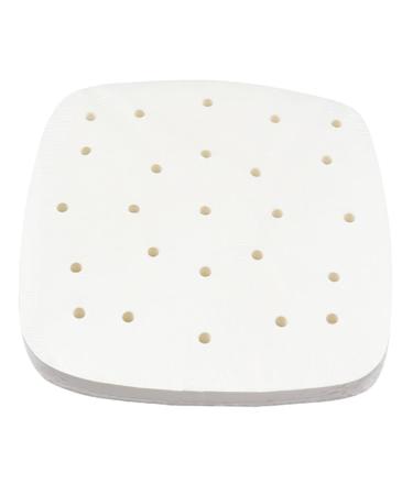 Alipis 400pcs Fryer Paper Air Fryers Airfryer Oven Paper Liners Bamboo Roast Paper Greaseproof Paper Food 18X18X1.5CM White