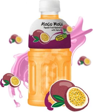 Mogu Mogu Fruit Juice Drink with Nata De Coco Gotta Chew 320ml (12 Bottles Random 6 Flavours) HALAL - Buy Online on GoSupps.com