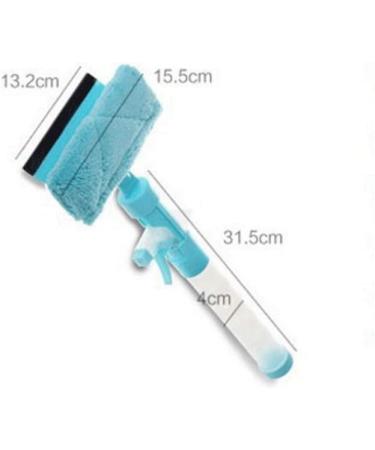 Glass Wiper - Double-Sided Window Scraper Cleaner Glass Cleaner Wiper Windshield Cleaner Brush for Window Shower Floor Car Home/Office Glass - Buy Online on GoSupps.com