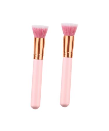 AUTSUPPL 2pcs Cosmetics Brush Professional Makeup Brush Concealer Brush Makeup Brishes Makeup Brushs Wooden