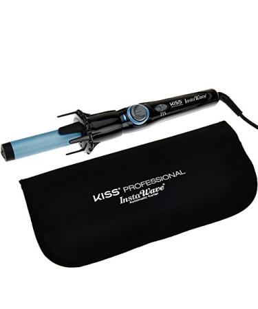 KISS Professional Blue Instawave Automatic Curling Iron - 1.1 Inch with Heat Resistant Pouch | Shop Internationally - Buy Online on GoSupps.com
