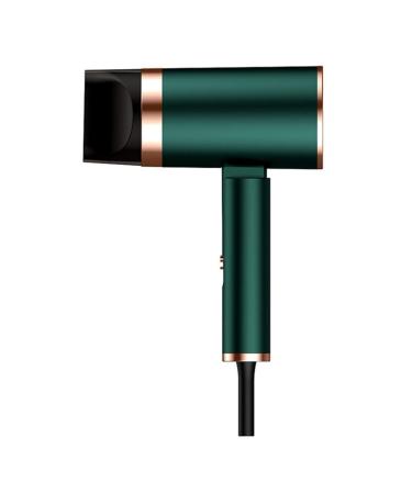 1300W Fast Blow Dryer Salon Hairdryer Foldable Hair Dryer Low Noise Large Air Volume Overheat Protection 2 Speed and 3 Heat Setting 1.8m Cable with Hanging Loop Concentrator for Home or Salon Pink Green