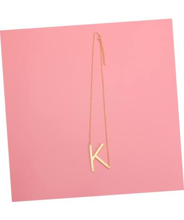 Big Letter Rhinestone Stuffers Steel Stocking Neck G Letters Stainless Chain Name Ladies Script Size 1 Golden - Buy Online on GoSupps.com