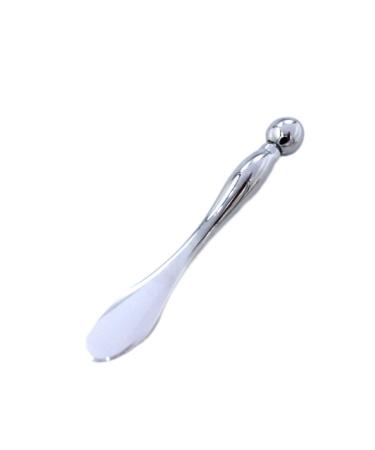 Frcolor Eye Massager Wand Eye Cream Applicator Scoop Massage Stick 2-in-1 Removal Eye Fatigue 1 Pcs (Silver)