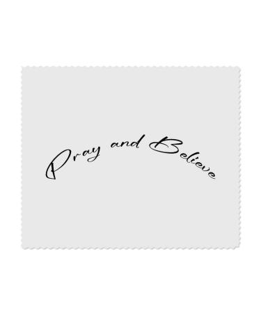 2 x Microfiber Cleaning Cloths "Pray and Believe" (LC00026010)