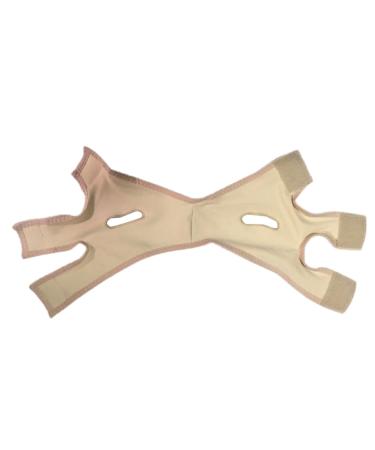 Elastic n Double Chin Reducer Strap V-Line Face Shaper Double Chin Strap Face Lifting Strap Cheek Tightening Band V-Line Face Slimming Compact XL As Shown