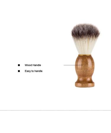 Zalati Soft Badger Hair Shaving Brush for Men - Premium Wooden Handle for Wet Shaving | International Shipping Available - Buy Online on GoSupps.com