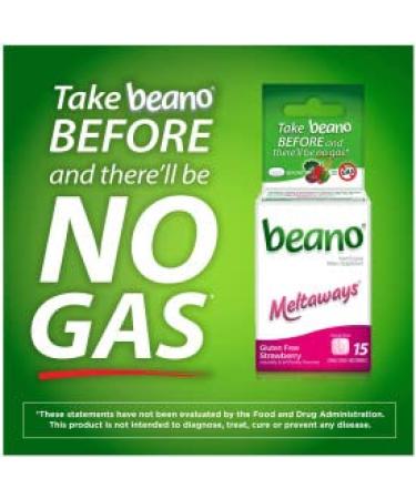 Beano Meltaways Strawberry 15 Single Dose Meltaways (Pack of 8) - Buy Online on GoSupps.com