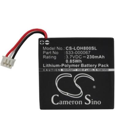 Buy Replacement Wireless Headset Battery 533-000067 for H800 | AHB472625PST 3.7V/230mAh - Fast International Shipping - Buy Online on GoSupps.com