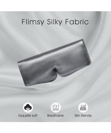 Moonslide Silky Pink Sleep Eye Mask | Full Cover, Elastic Adjustment, Noise Reduction | Soft & Lightweight - Buy Online on GoSupps.com