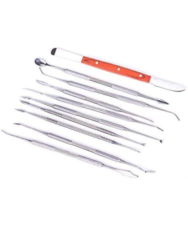 10-Piece Dental Tool Set for Wax Carving Ceramics and Sculpting Perfect for Dental Professionals and Artists - Buy Online on GoSupps.com
