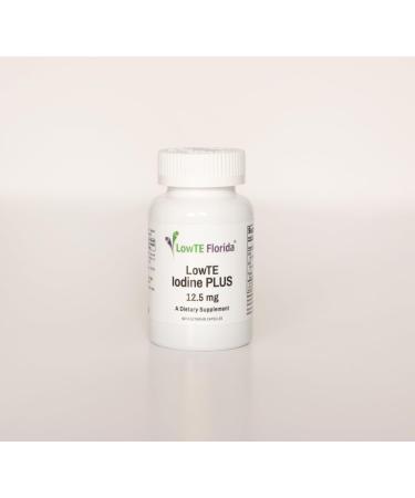 LowTE Florida Iodine Plus 12.5 mg - 90 Vegetarian Capsules for Energy Mood & Healthy Body Function | Iodine Supplement for Strengthening Hair Nails & Teeth | Regulates Metabolism - Buy Online on GoSupps.com
