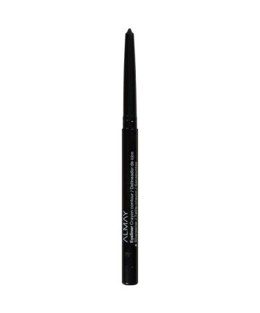 Eyeliner Pencil by Almay, Vitamin E, Water Resistent and Long Wearing, Hypoallergenic, Oil Free, Fragrance Free, 205 Black, 0.01 oz
