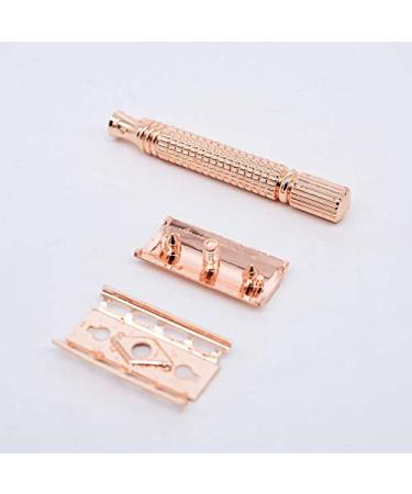 Long Handle Double Edge Safety Razor + 10 Blades - Perfect for Smooth Shaving | Buy Internationally - Buy Online on GoSupps.com