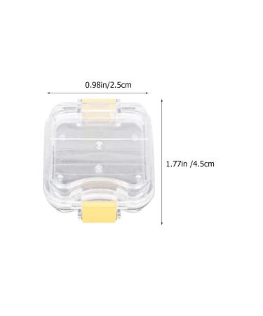EXCEART 5pcs Membrane Tooth Boxes - Transparent Denture Storage Boxes with Latch - Buy Online on GoSupps.com