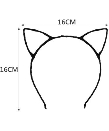 Fashion Cat Ear Headband Cute Headwear Headpiece Cat Ear Hair Hoop for Cosplay Anime Holiday Events Fancy Dress - Buy Online on GoSupps.com