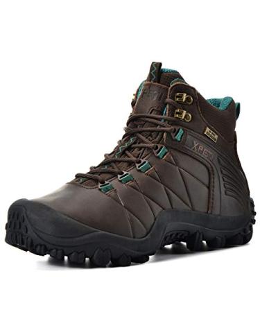 Manfen Women's Hiking Boots Lightweight Waterproof Hunting Boots, Ankle Support 8 Brown