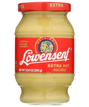 Lowensenf Xhot Mustard 9.3 Oz - Pack of 6 | Premium German Spicy Mustard - Buy Online on GoSupps.com