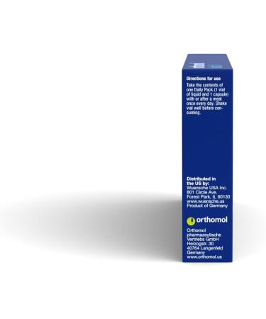 Orthomol Vital F Women's Multivitamin 7-Day Supply with Vitamins A, B, C, D, E, K, Calcium, Iodine, and Omega-3 - Buy Online on GoSupps.com