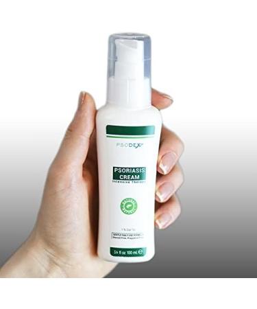 PSODEX Psoriasis Cream 3.4fl oz | Coal Tar Salicylic Acid | Tea Tree Oil Aloe Vera | All-Natural Soothing Treatment - Buy Online on GoSupps.com