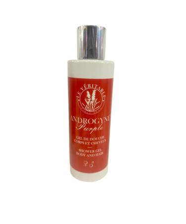 LE V RITABLE Le V ritable - Androgyne Purple Shower Gel 200 ml Mixed and Natural Body Care Fruity & Elegant Unisex Fragrance Sulfate Free Paraben Free Vegan For Sensitive Skin Made in France