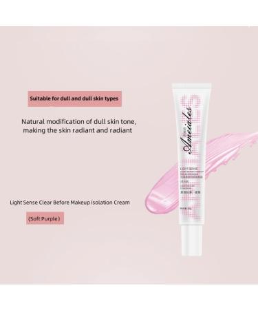 Light Sense Clear Before Makeup Isolation Cream - Soft Purple 1oz | Best Primer for Flawless Makeup Application - Buy Online on GoSupps.com
